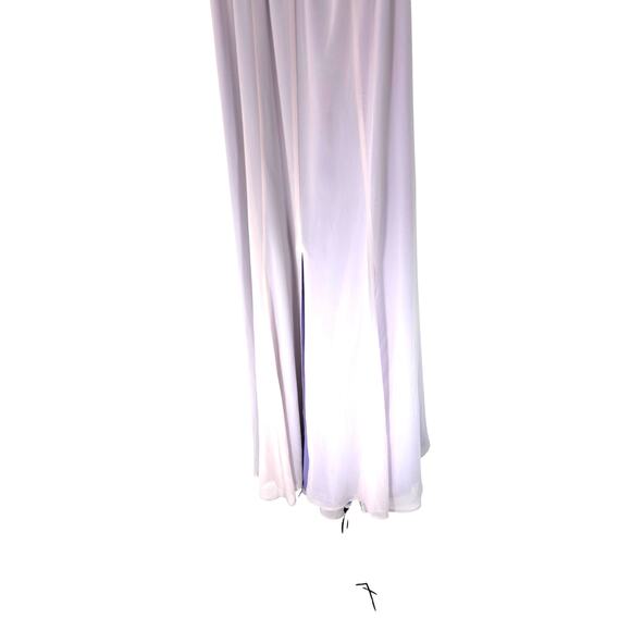 Eva Mendes Dress Purple One Shoulder Fairy Whimsical Flowy Long Maxi Medium - Picture 8 of 13